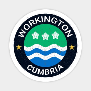 Workington - Cumbria Flag Magnet